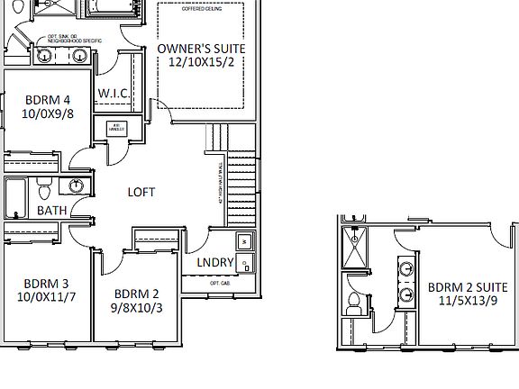 Upper Floor w opt. suite