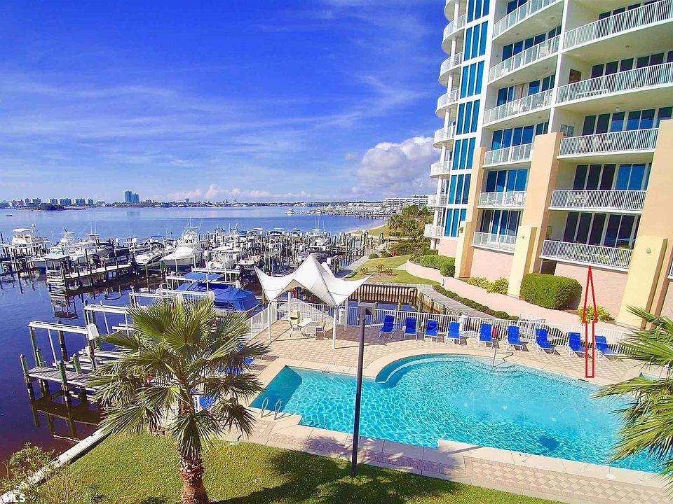 WATERFRONT - UNIT 103 is marked with the RED ARROW