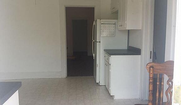 Kitchen view from back door