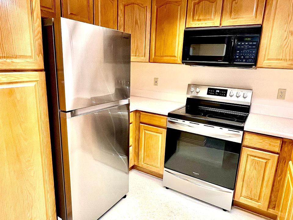 Kitchen with all new stainless steel appliances