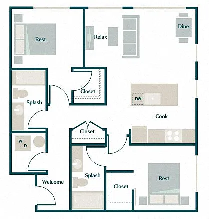 Floor plan Papilio