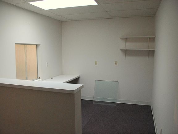 Receptionist's area.