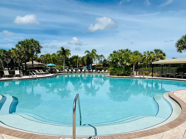 Heated and very large resort pool