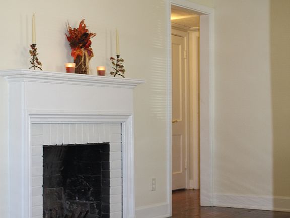 Living Room With Firplace