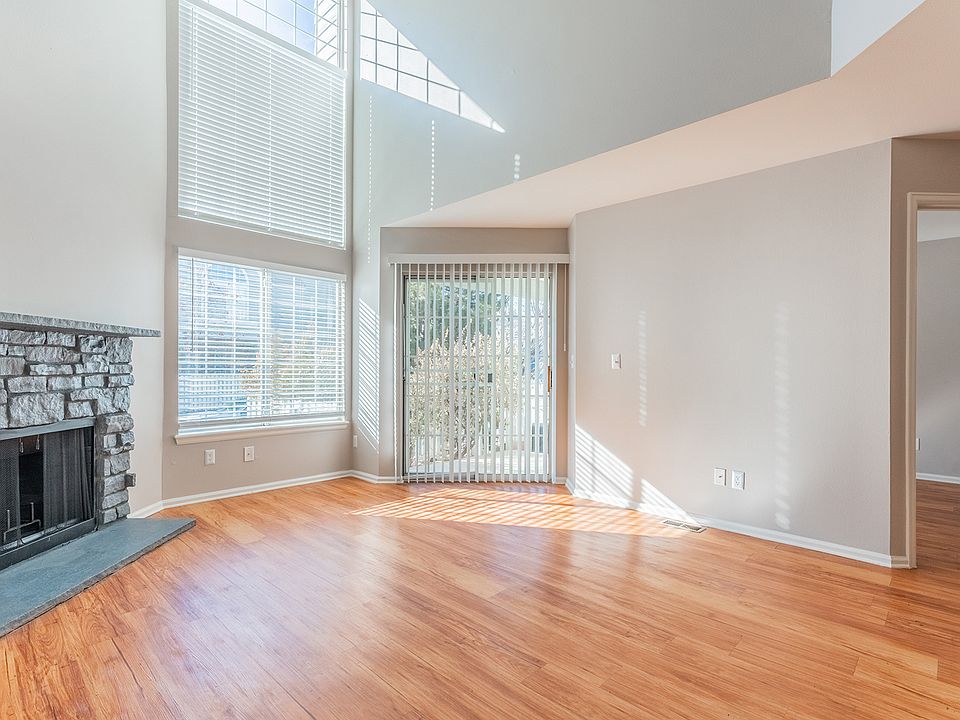 Bask in tons of natural light while simultaneously enjoying your fireplace