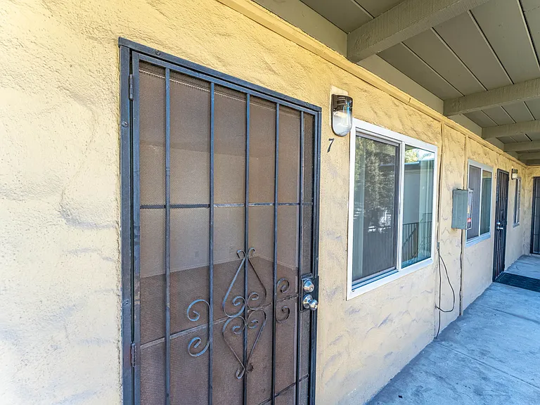 Front door and security door