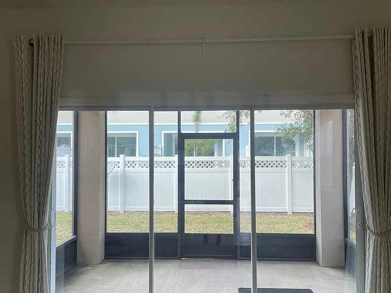 Screened lanai