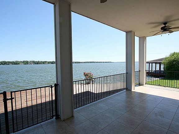 Open view looking to the right taken from the covered porch. Note both bottom covered porch, & upper