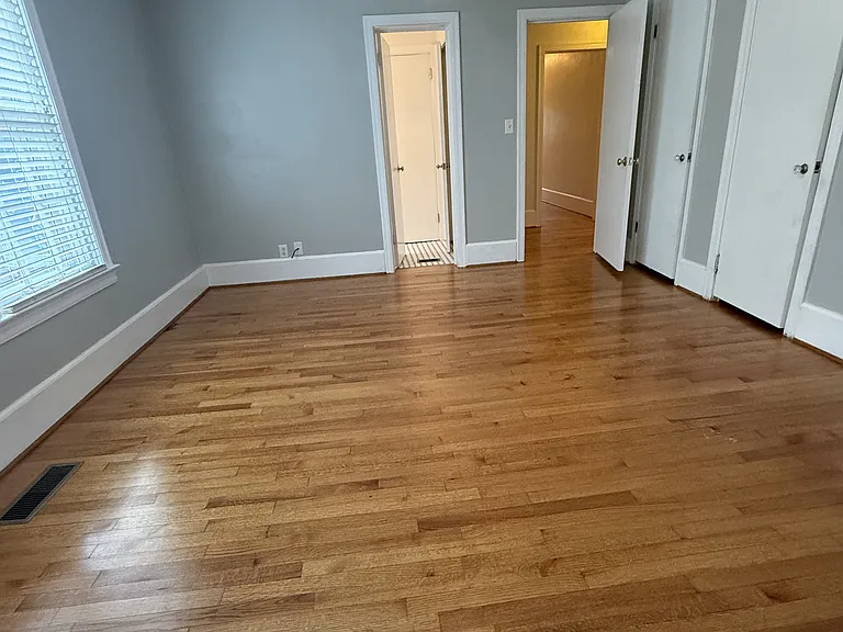 Back bedroom, two closets and bathroom.