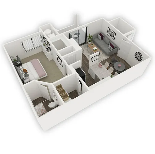 Floor plan Coronado (Income Restricted)*