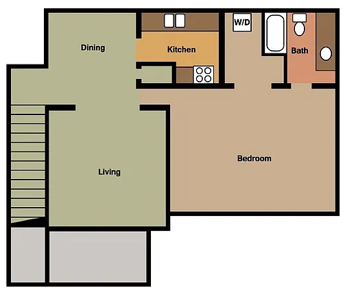 Floor plan 1X1