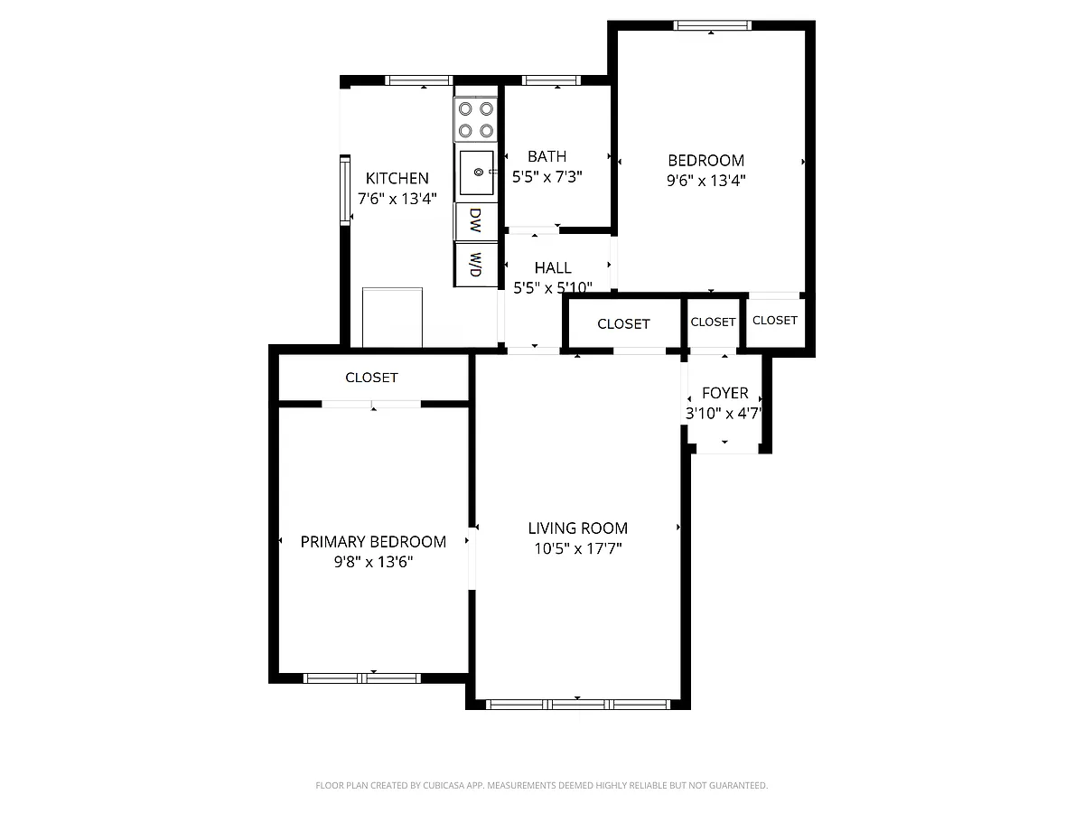 Floor plan Heron 2Bed