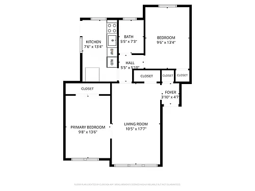 Floor plan Heron 2Bed