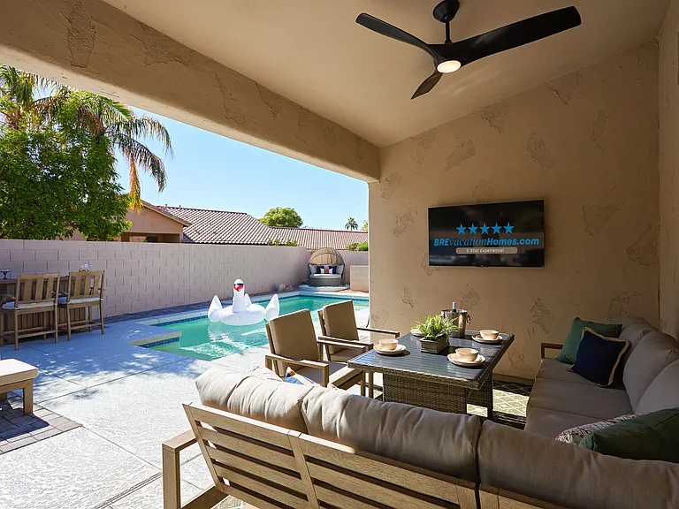 Heated Pool +6 New Smart TVs