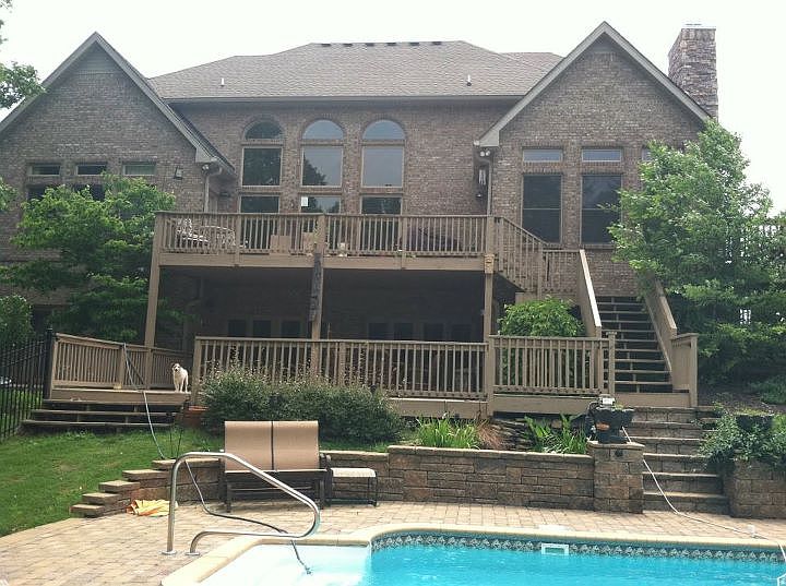 Back yard view 