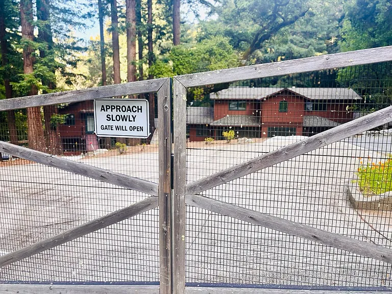 Gate to property