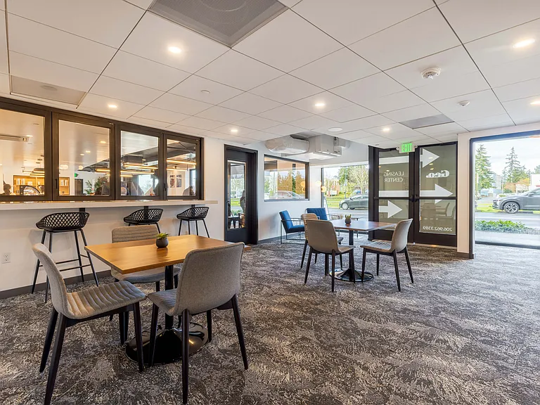The Blend - Wi-Fi Coffee Lounge is located inside Geo.