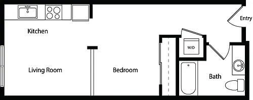 Floor plan Studio A