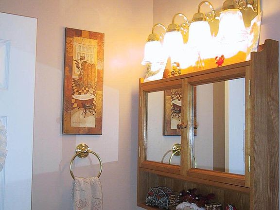 Downstairs powder room