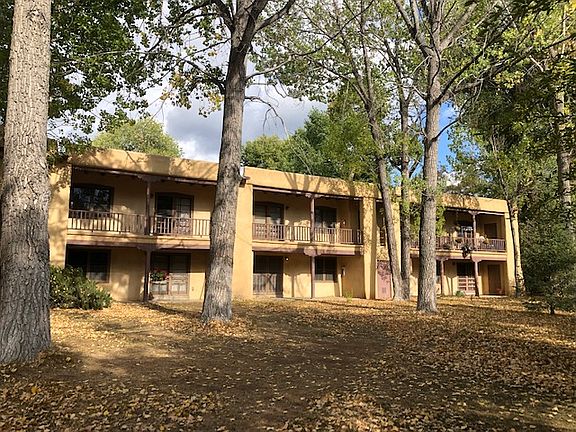 Apartment complex facing Kit Carson Park