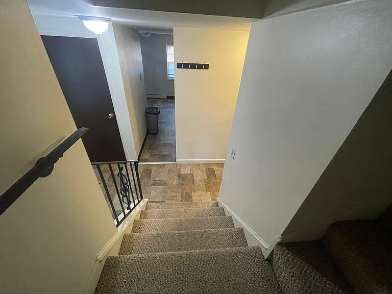 view from up stairs to kitchen room