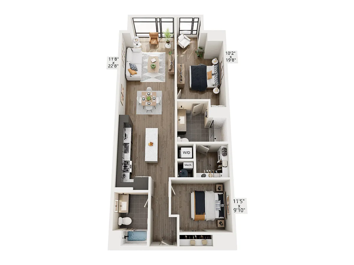 Floor plan The Elm