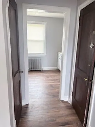hall with large closet