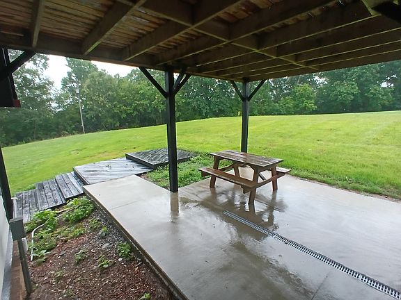1st floor patio area/ out bedroom side door
