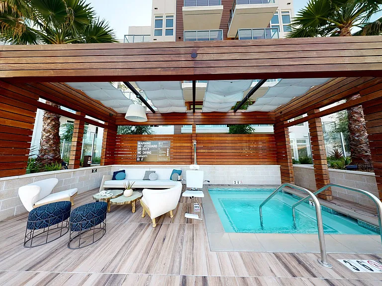 Relax and lounge with this resort-inspired spa