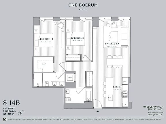 2nd image of 1 Boerum Pl #12B