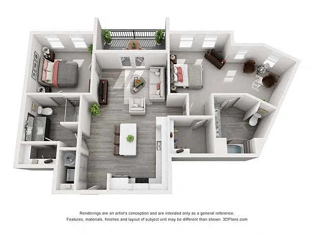 Floor plan Emerald B