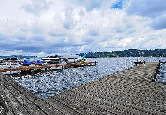 70 foot dock by 6 feet wide and 18 ft deep at end