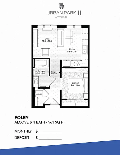 Floor plan UPII - Foley