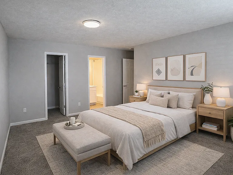Spacious bedrooms