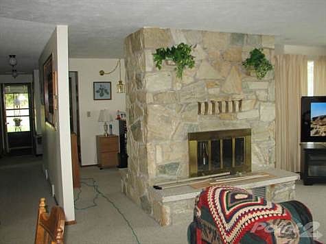 Double Sided Fireplace with heatilator