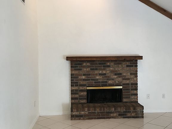 Wood burning fireplace  