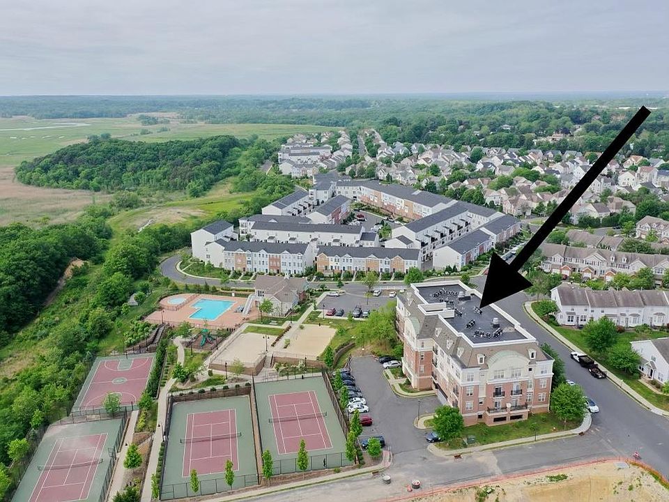 drone view of the building