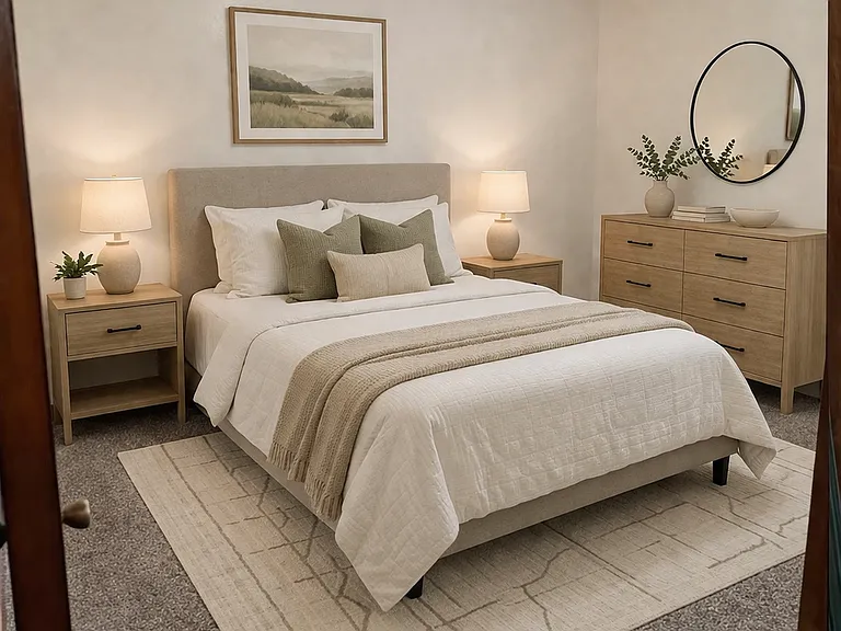 Enhanced with AI to show how spacious the bedrooms are!