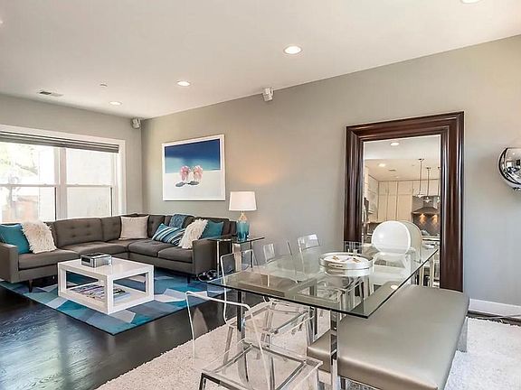 Open concept living/dining room