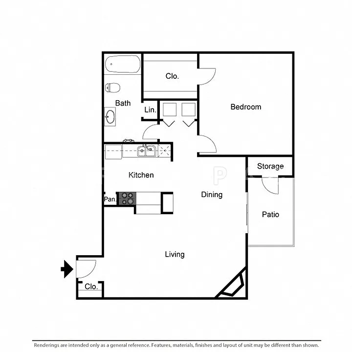Floor plan Monet Garden