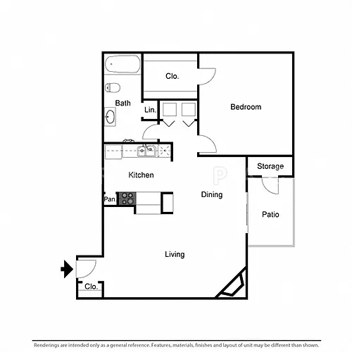 Floor plan Monet Garden