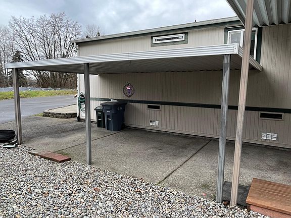View of carport