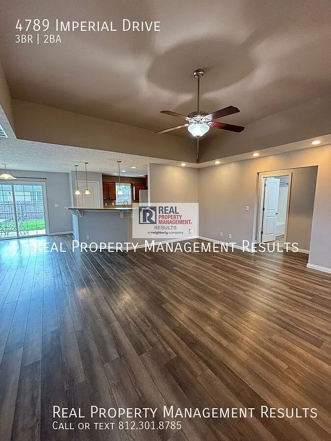 Open-Concept Newburgh Home with Fenced Backyard & Fire Pit — Photo 2