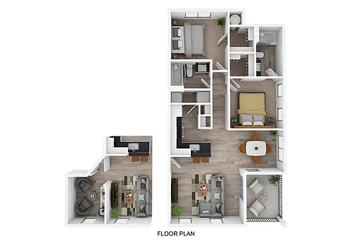 Floor plan The Tisbury Renovated with Study