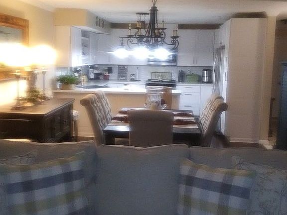  Open living room to kitchen