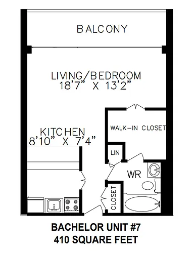 Floor plan Bachelor