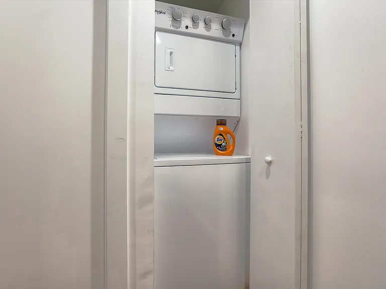 Each condo has a washer and dryer on the second floor.