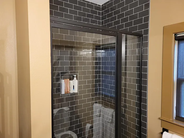 Master bathroom shower..