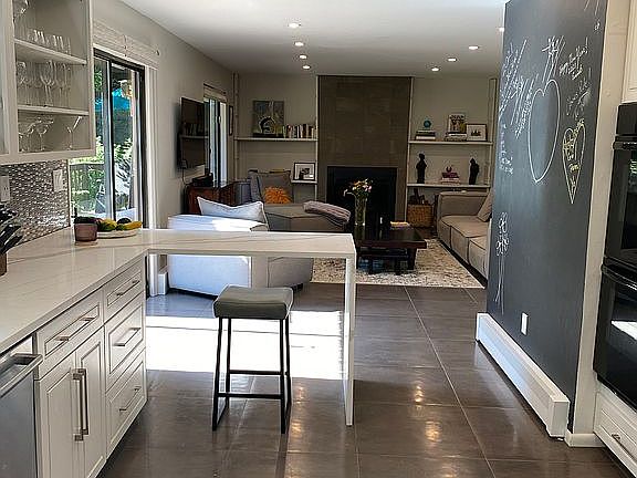 Newly remodeled family room 