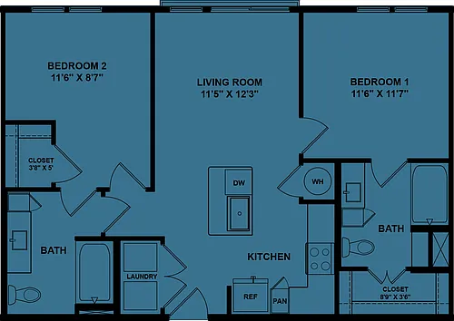 Floor plan B2 60